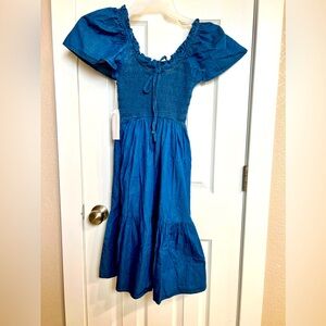 Live 4 Truth denim midi dress